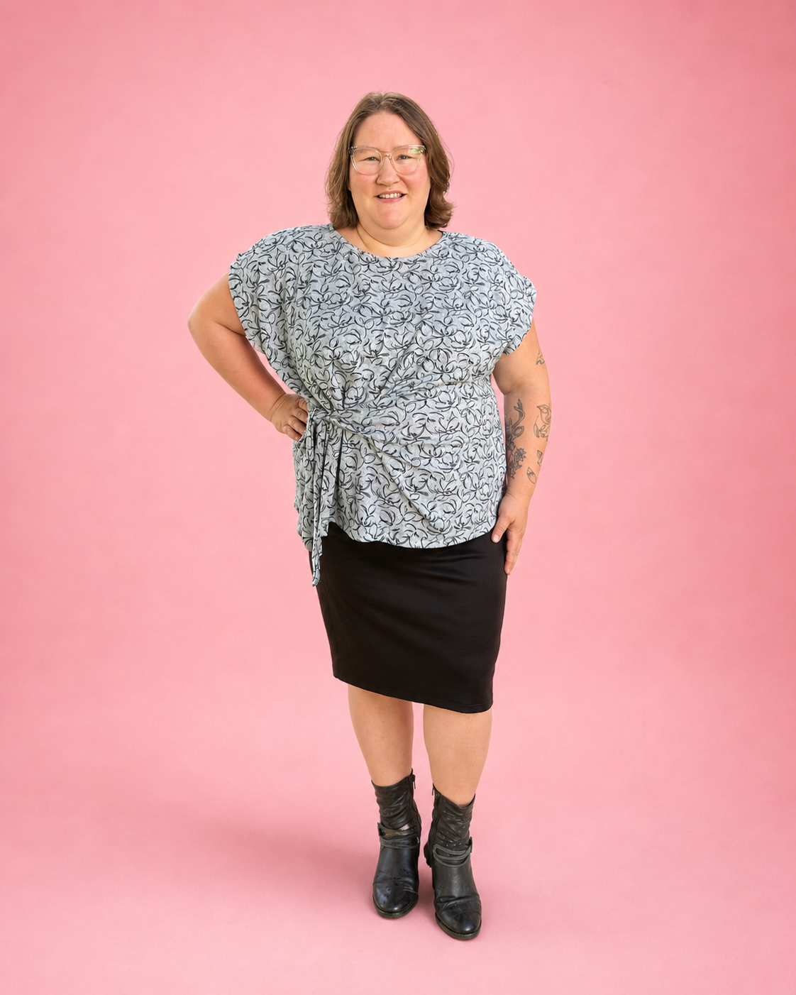 Jennifer Tie Front Dolman Top Sewing Pattern