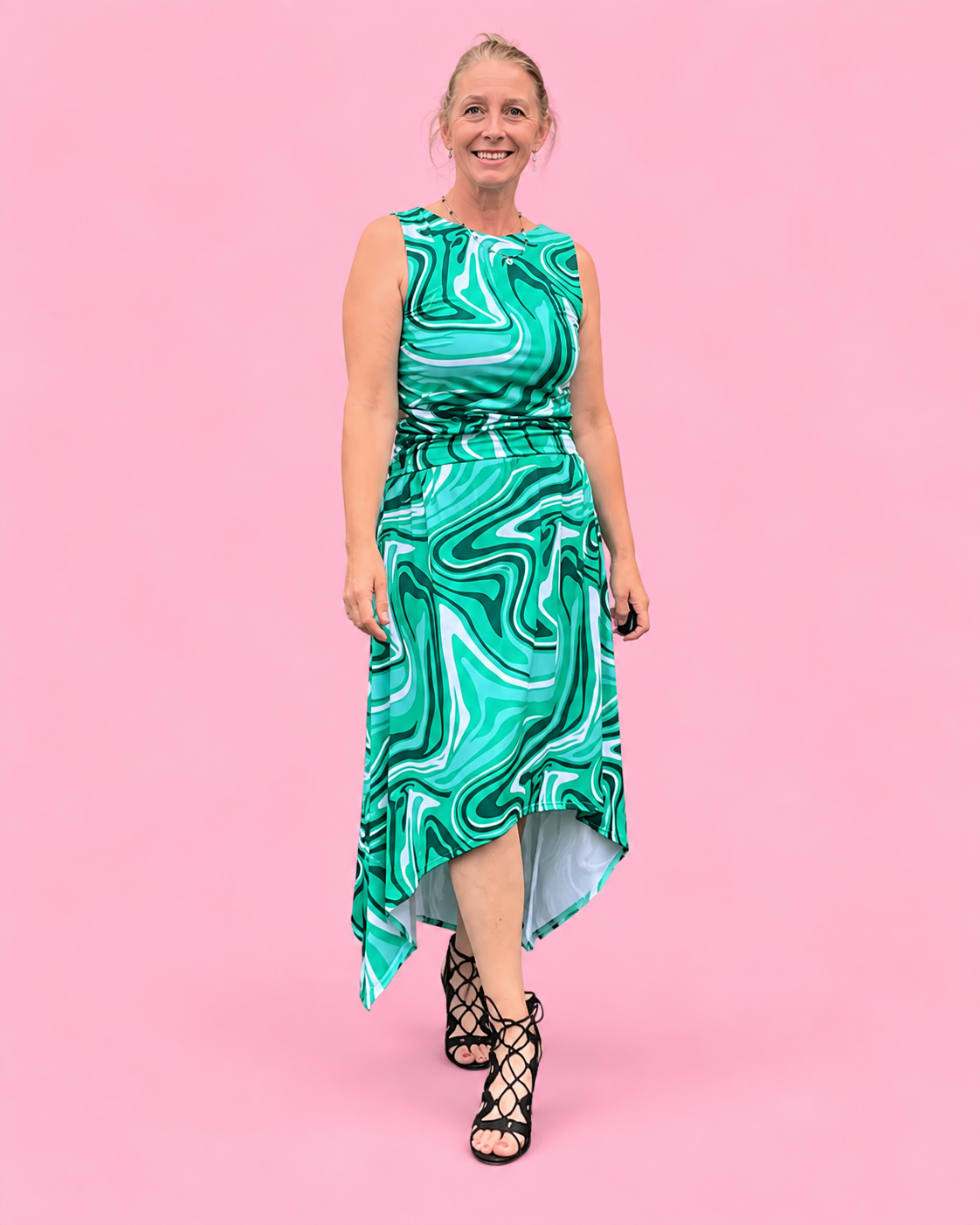 Delilah Drop Waist Dress Sewing Pattern