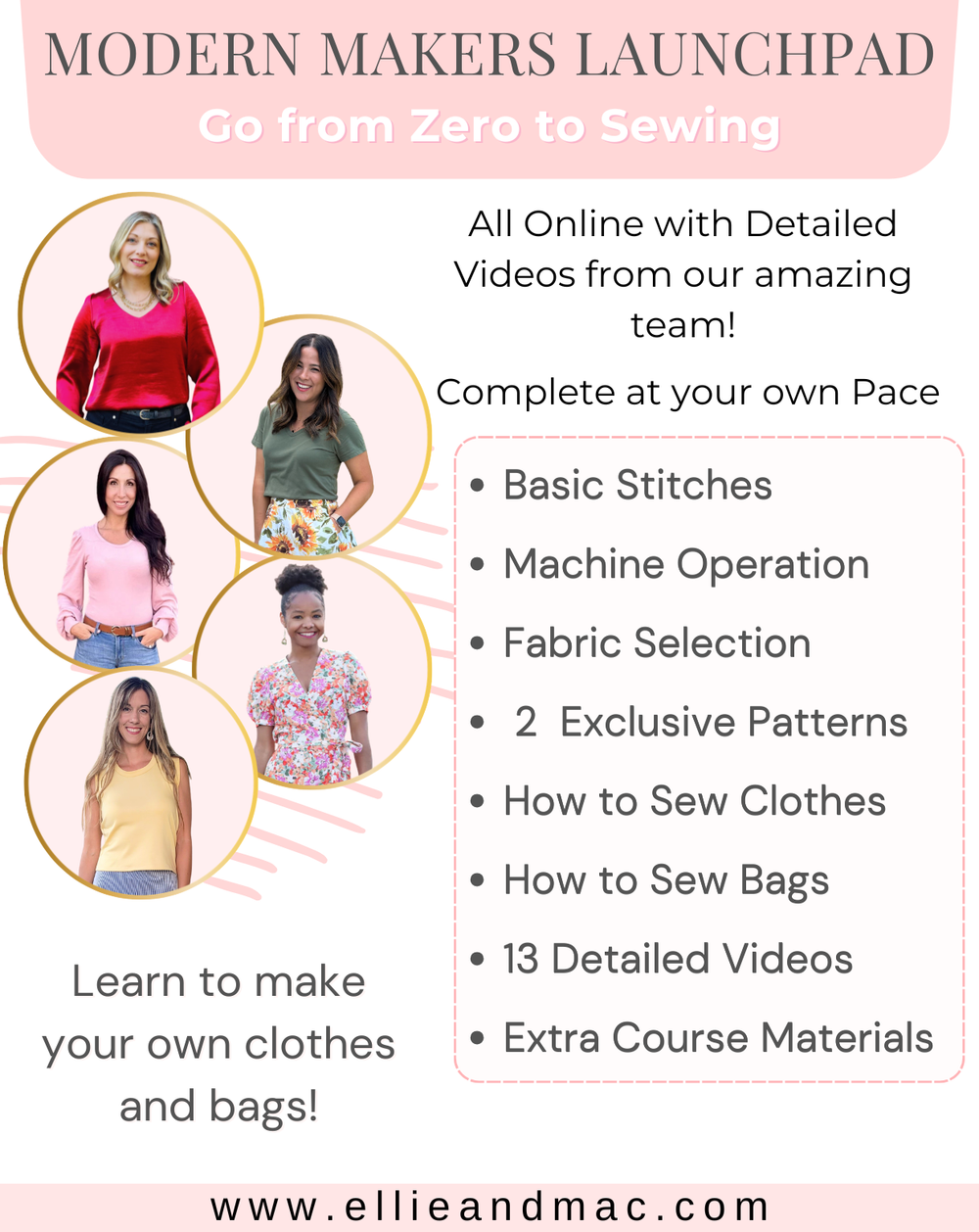 Absolute Beginners Sewing Course - With Certificate