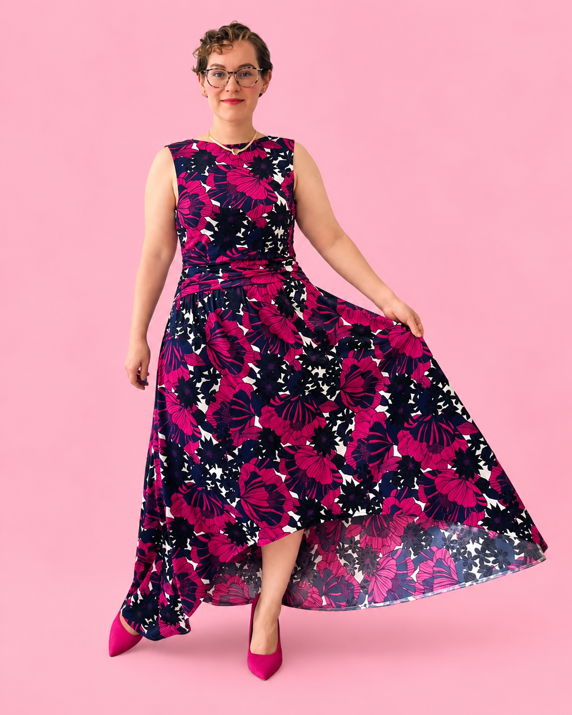 Delilah Drop Waist Dress Sewing Pattern