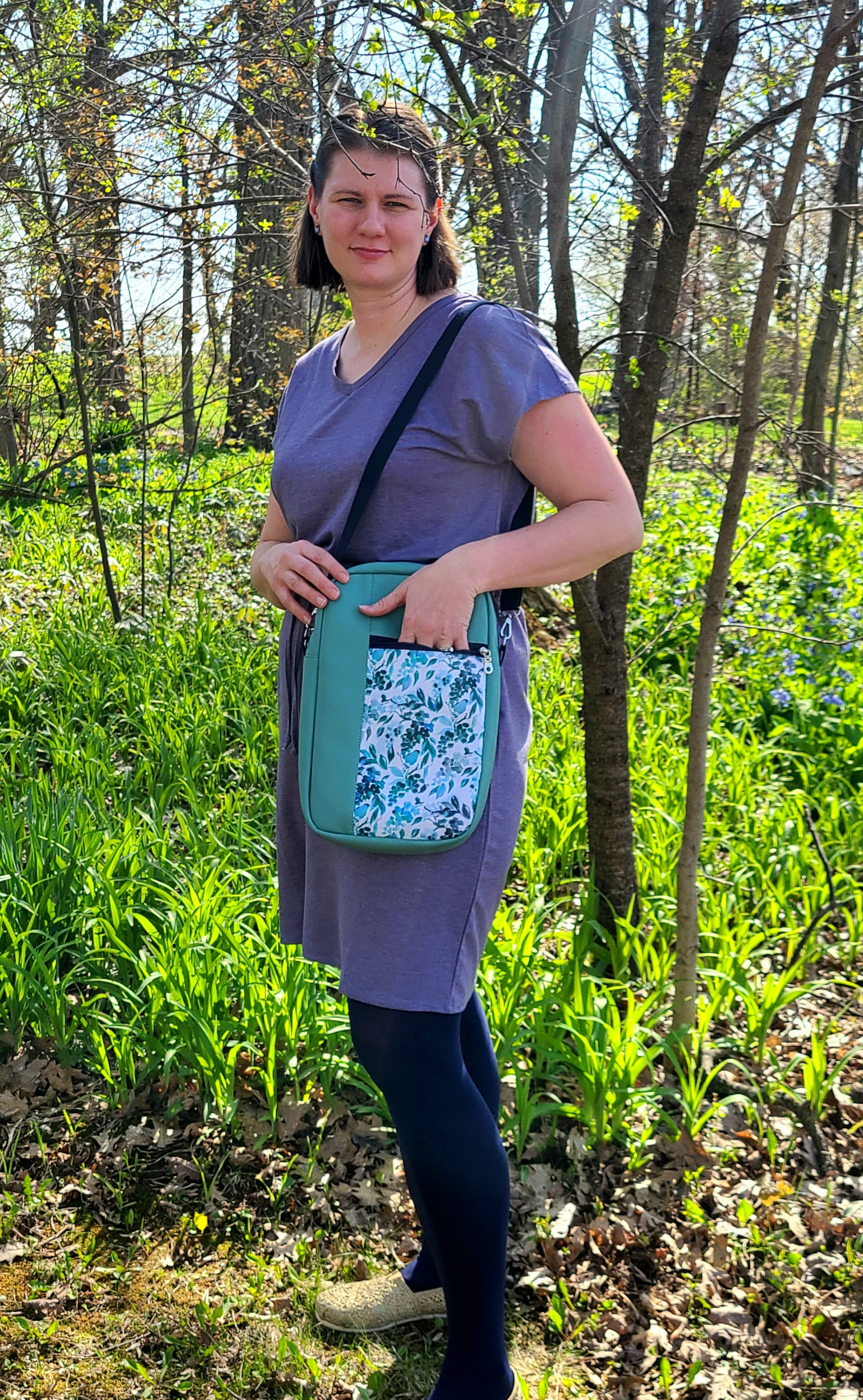 digital a day in the park backpack tote sewing pattern