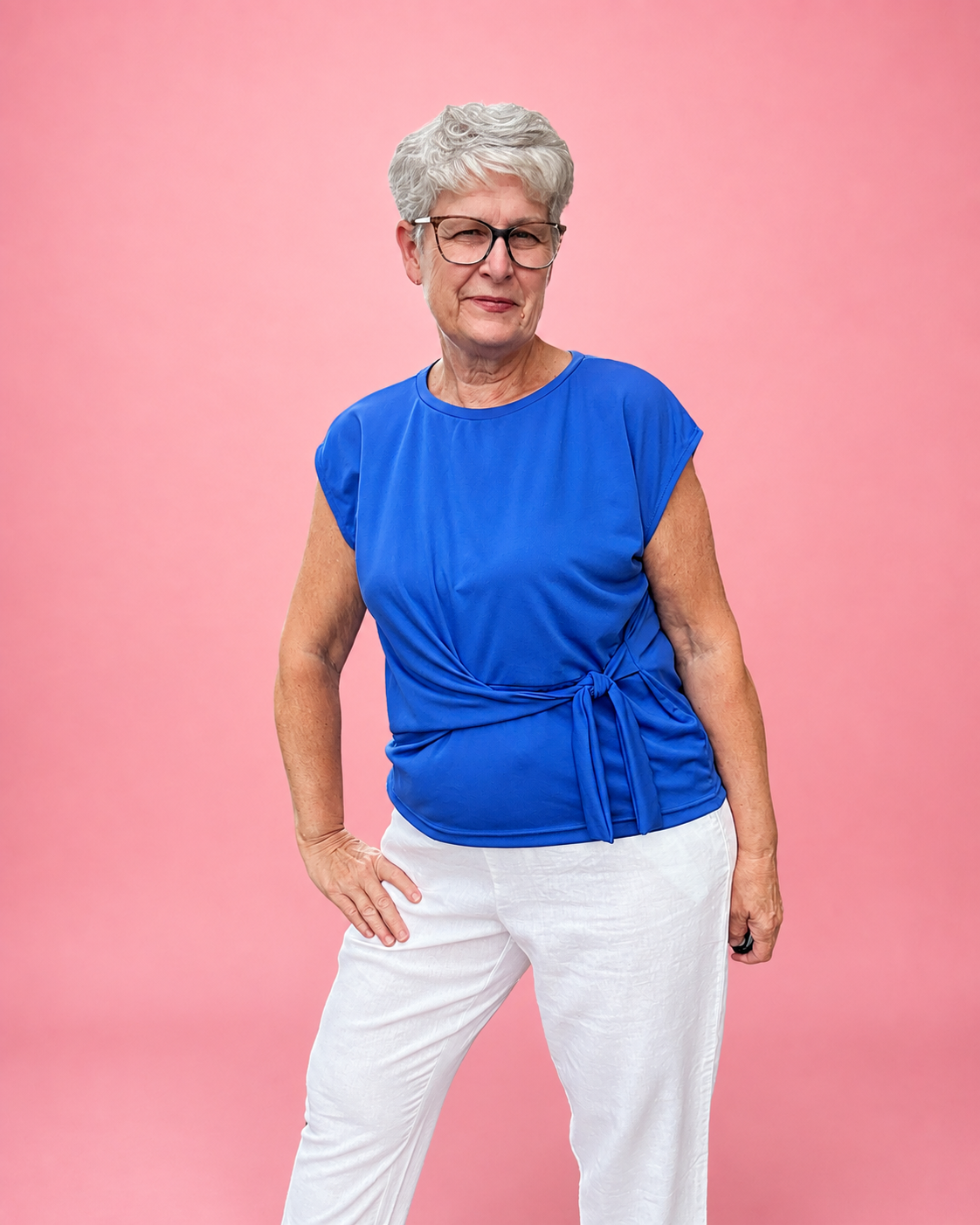 Jennifer Tie Front Dolman Top Sewing Pattern