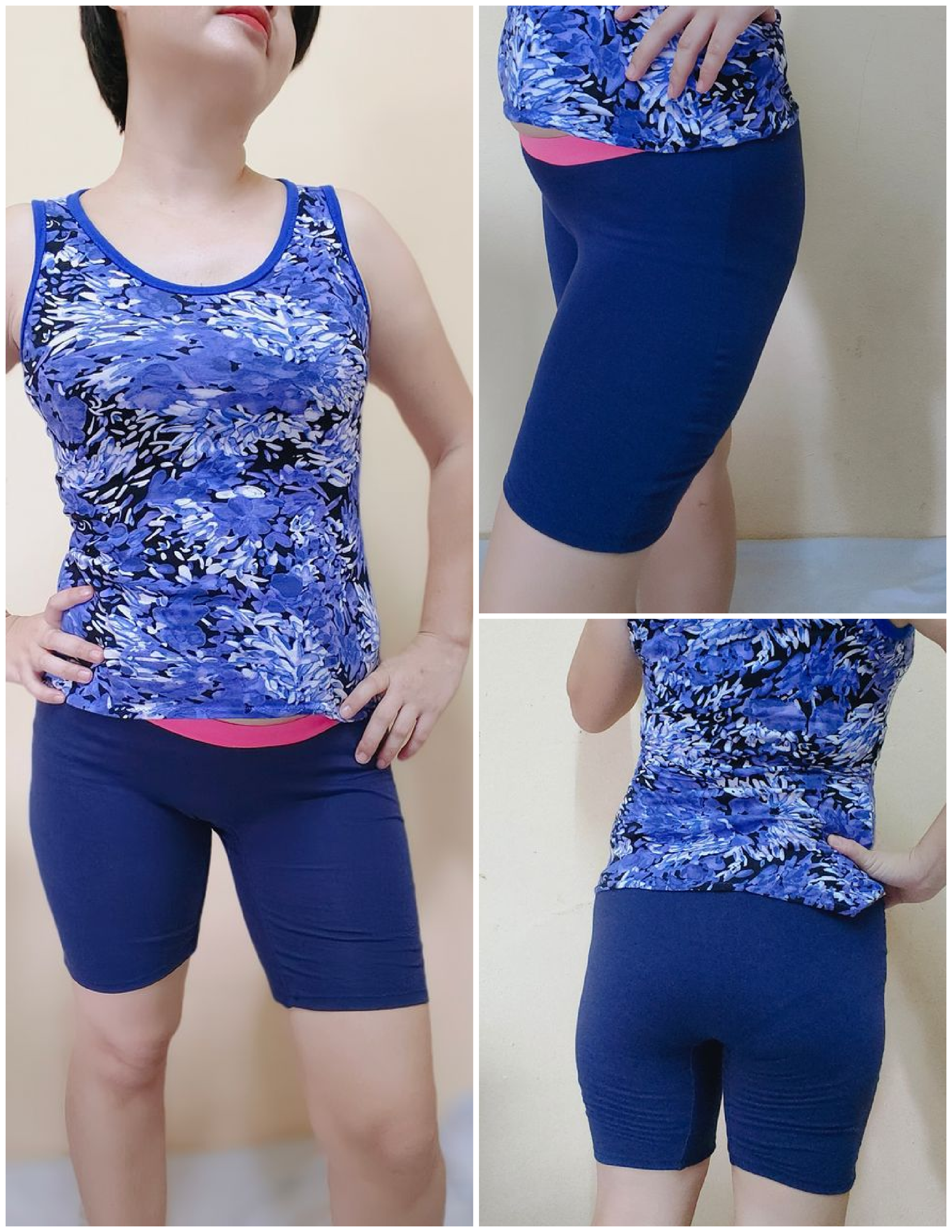 Smooth Anti Chafing Slip Shorts Pattern