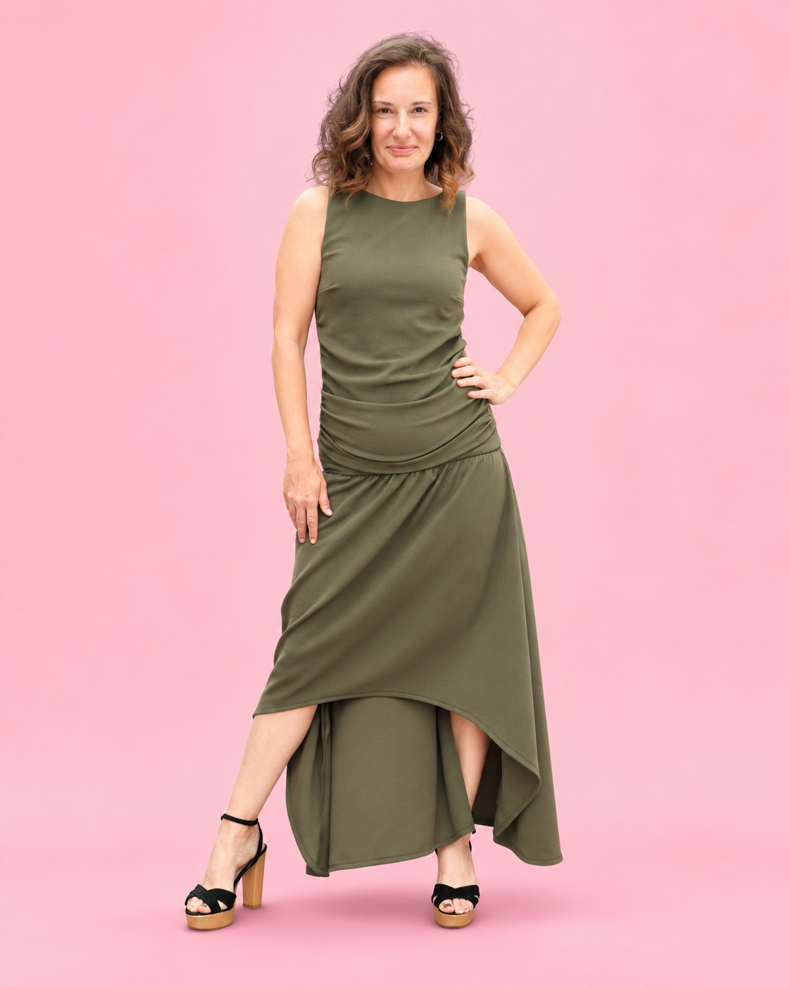 Delilah Drop Waist Dress Sewing Pattern