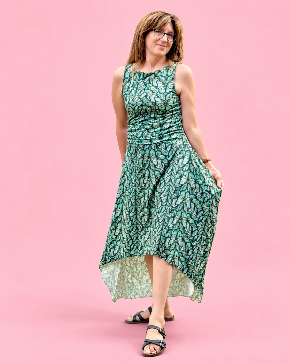 Delilah Drop Waist Dress Sewing Pattern