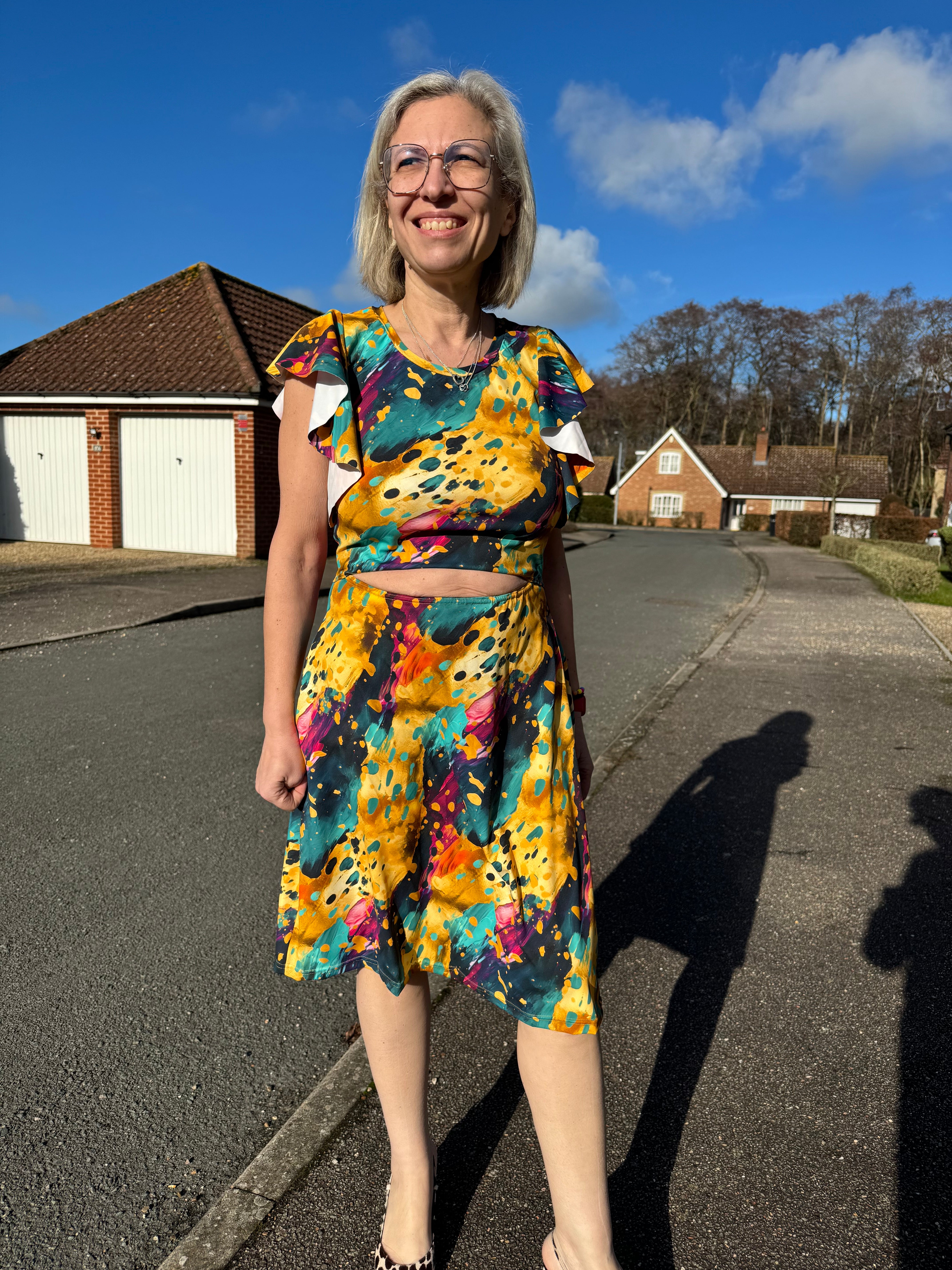 Sylvie Cutout Cup Size Dress Sewing Pattern