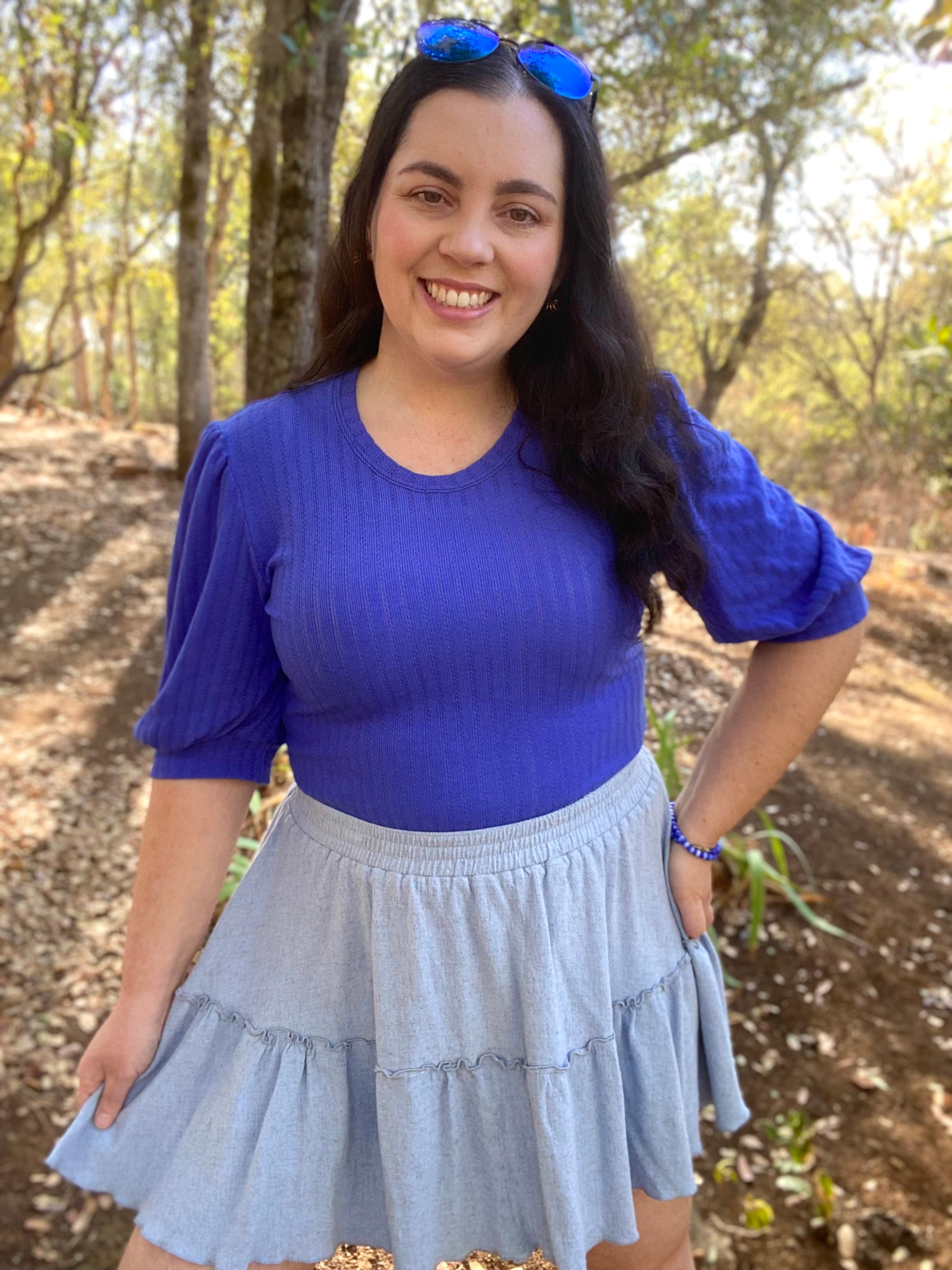 Puff elbow sleeve sewing pattern by Ellie and Mac Sewing Patterns