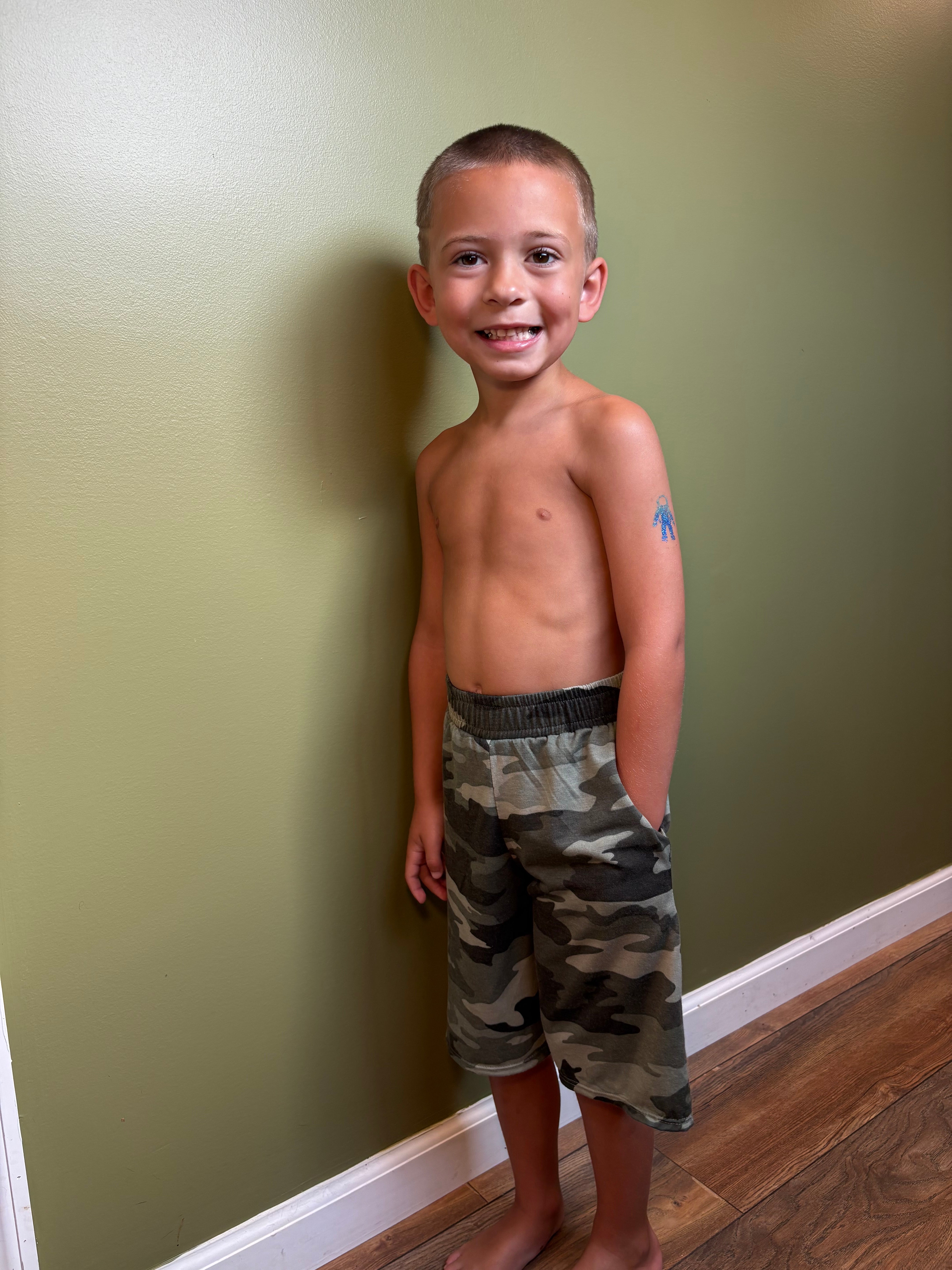 Kids & Teen Caleb Athletic Shorts Pattern