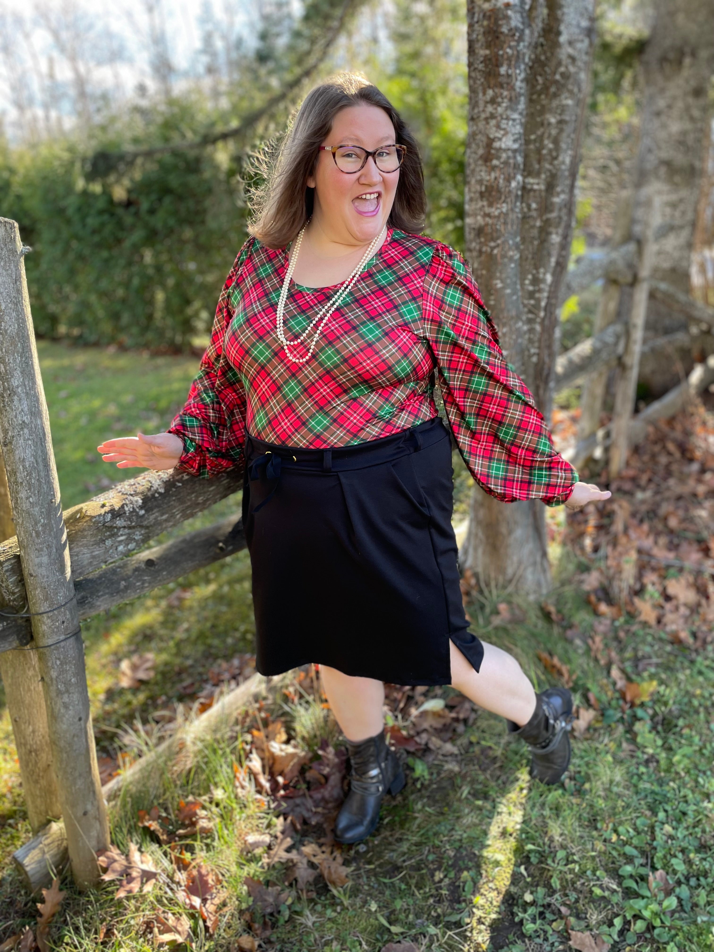 Bishop sleeve sewing pattern by Ellie and Mac Sewing Patterns