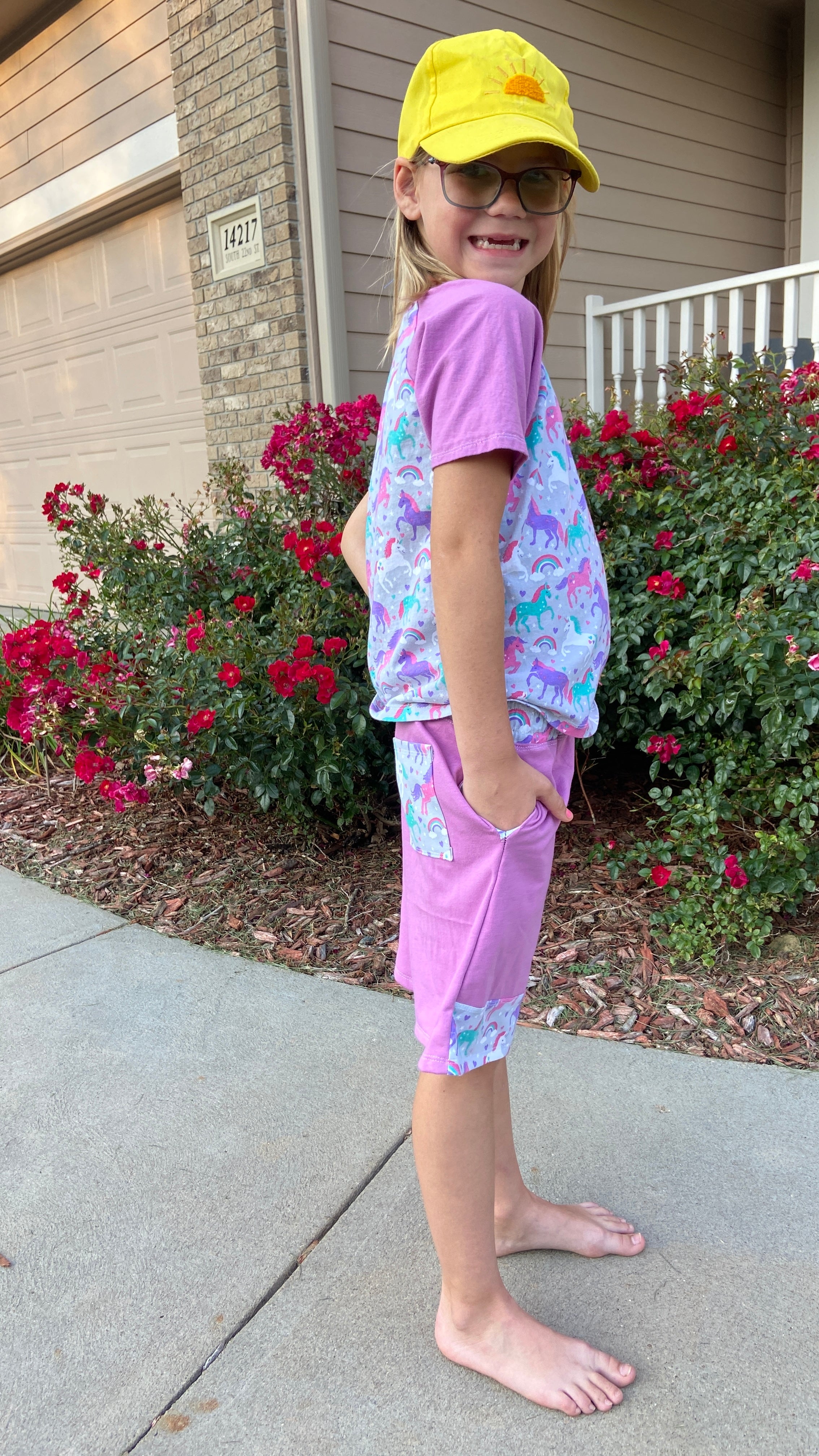 Kids & Teen Caleb Athletic Shorts Pattern