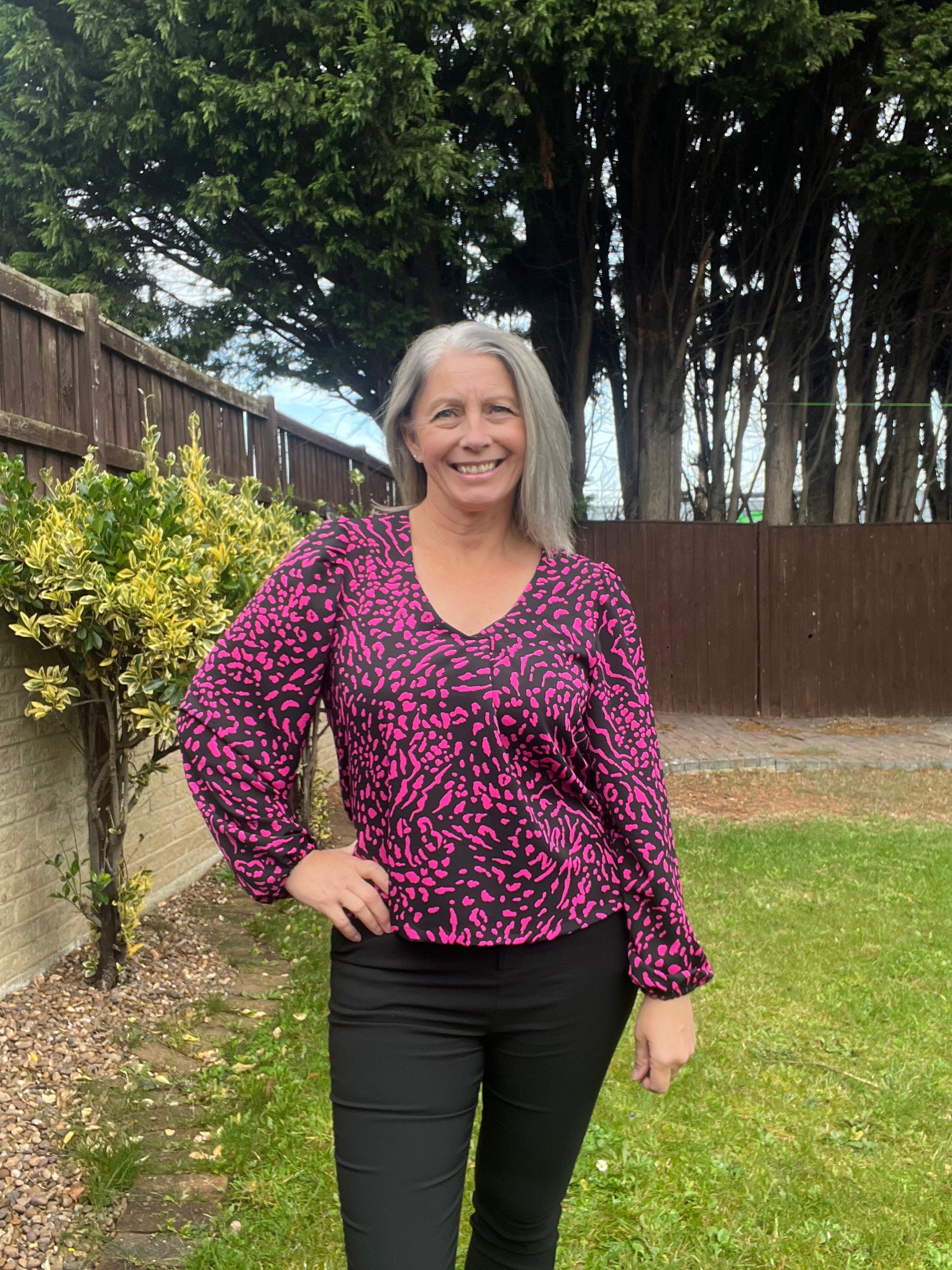 Penelope Pleated Woven Blouse Pattern