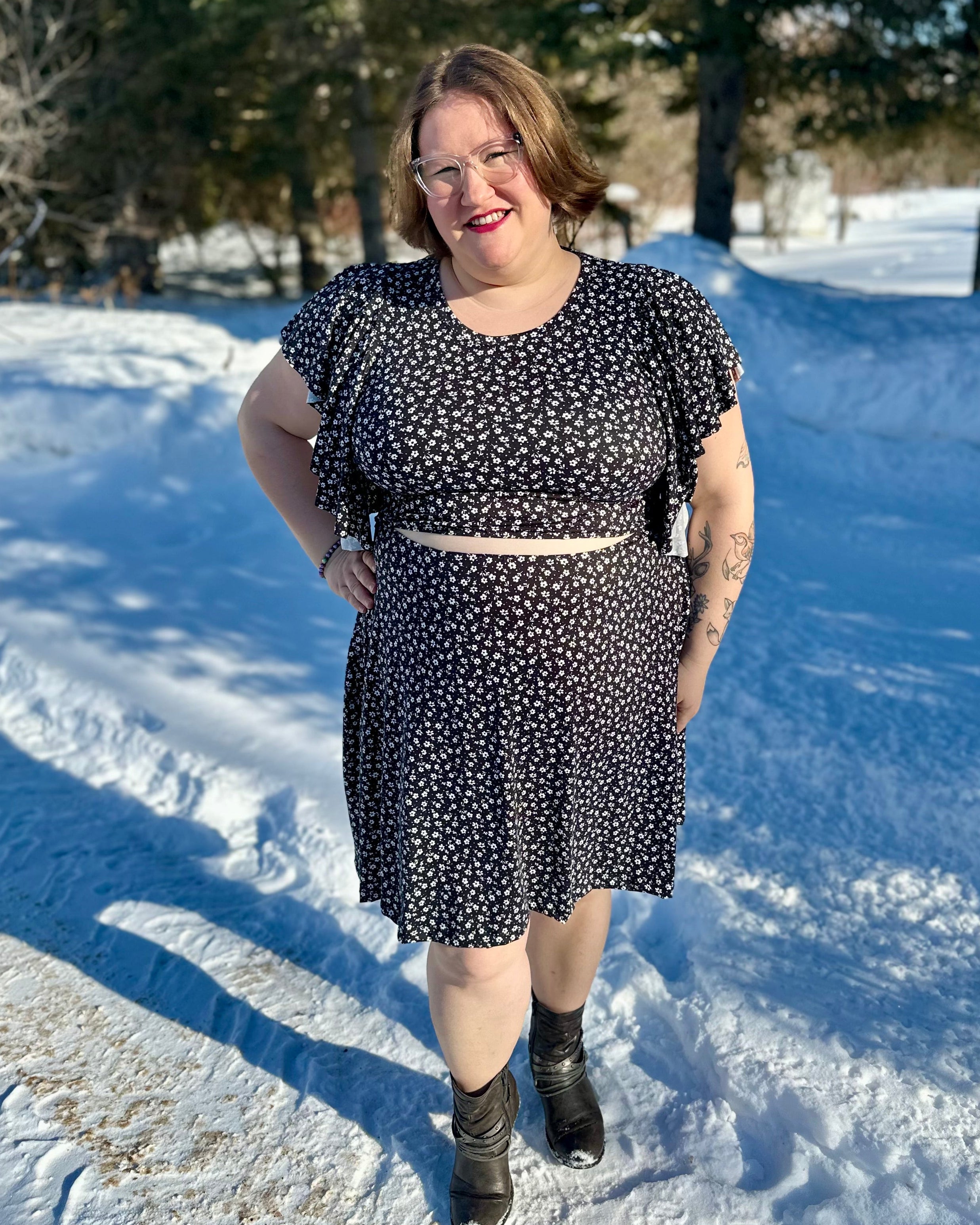 Sylvie Cutout Cup Size Dress Sewing Pattern