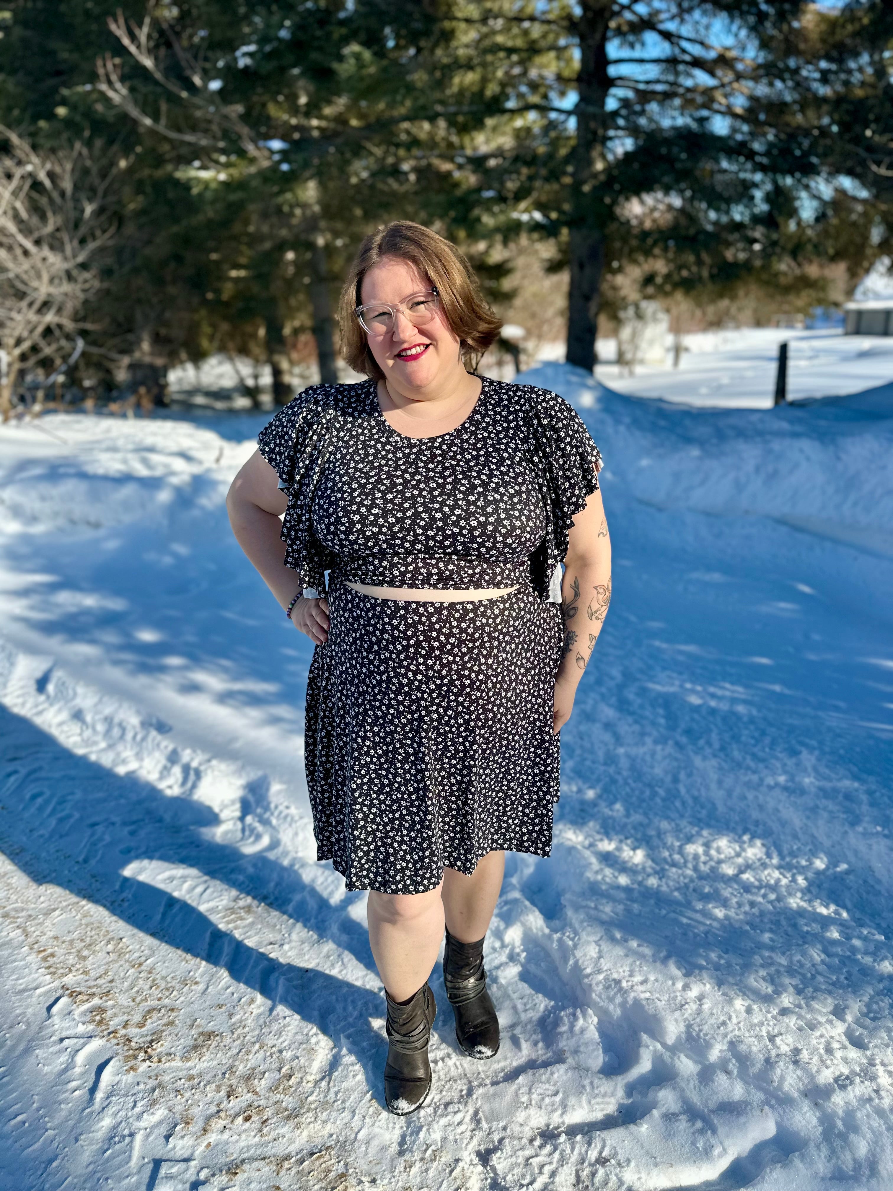 Sylvie Cutout Cup Size Dress Sewing Pattern