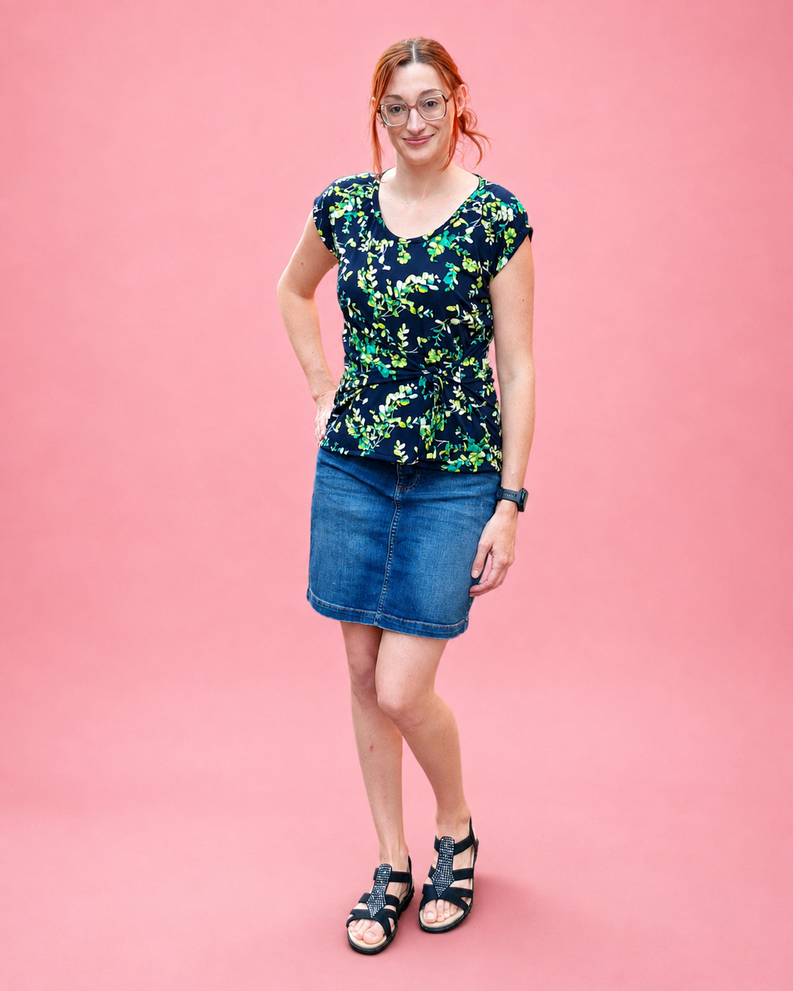 Jennifer Tie Front Dolman Top Sewing Pattern