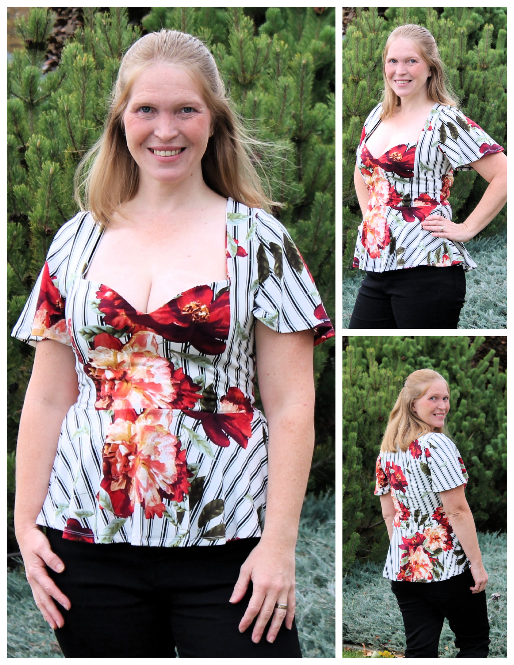 Nyeca Sweetheart Shirt, Peplum and Dress Pattern