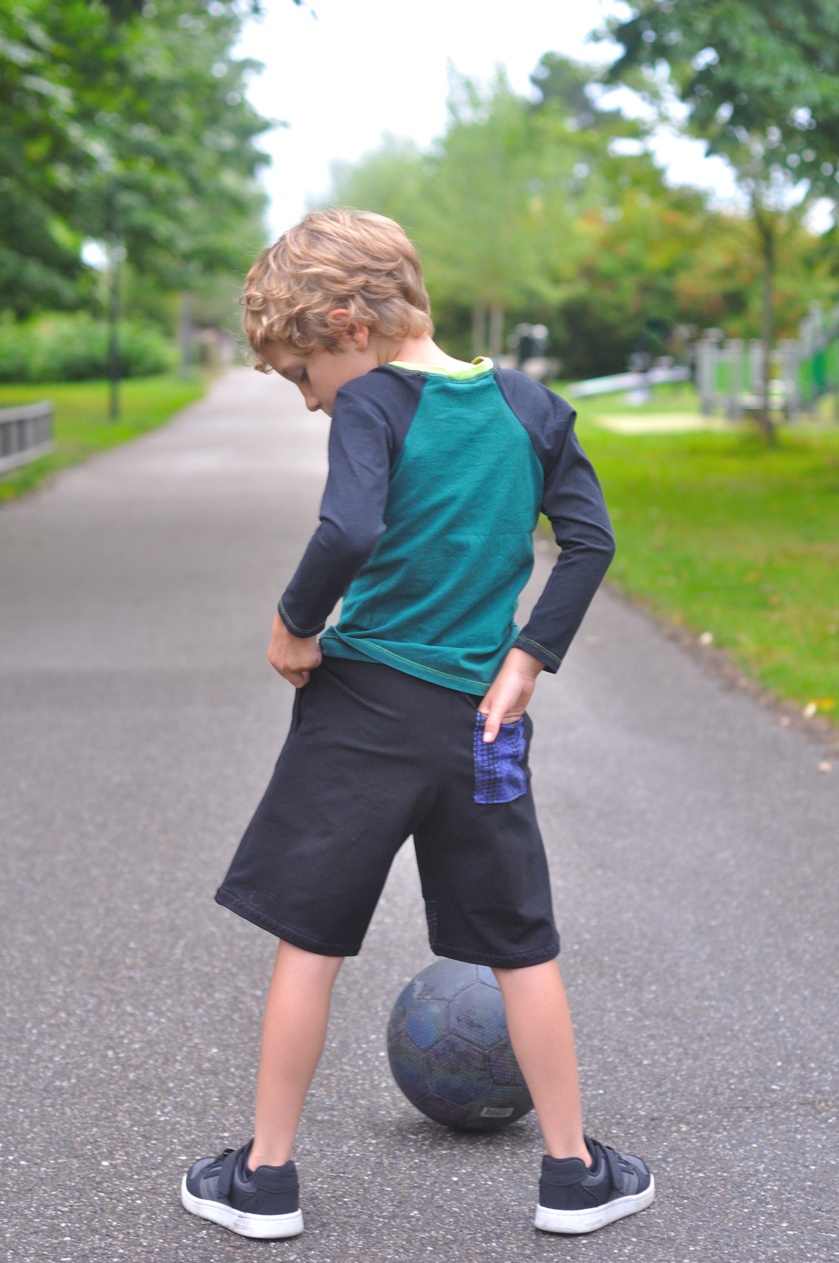 Kids & Teen Caleb Athletic Shorts Pattern