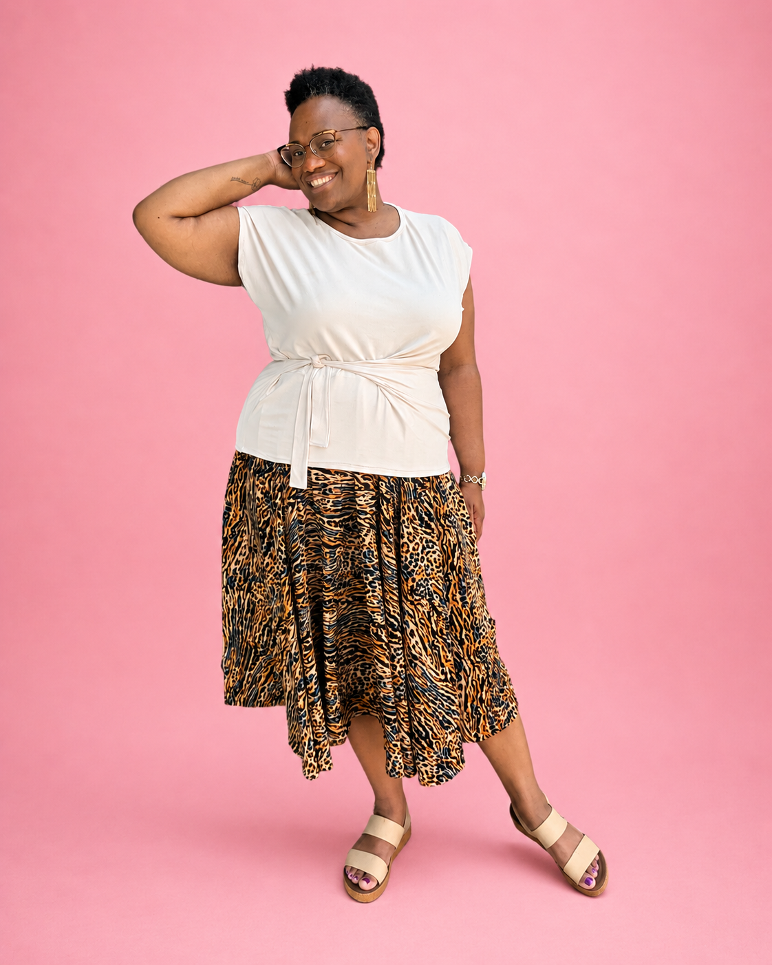Jennifer Tie Front Dolman Top Sewing Pattern
