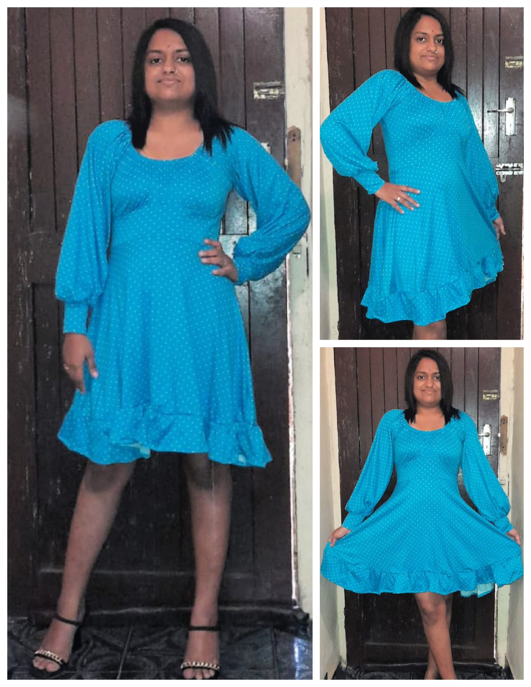 Teal dress size 18 hot sale