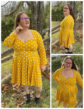 Nyeca Sweetheart Shirt, Peplum and Dress Pattern