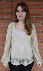 Lightweight cotton used for handmade Zara blouse