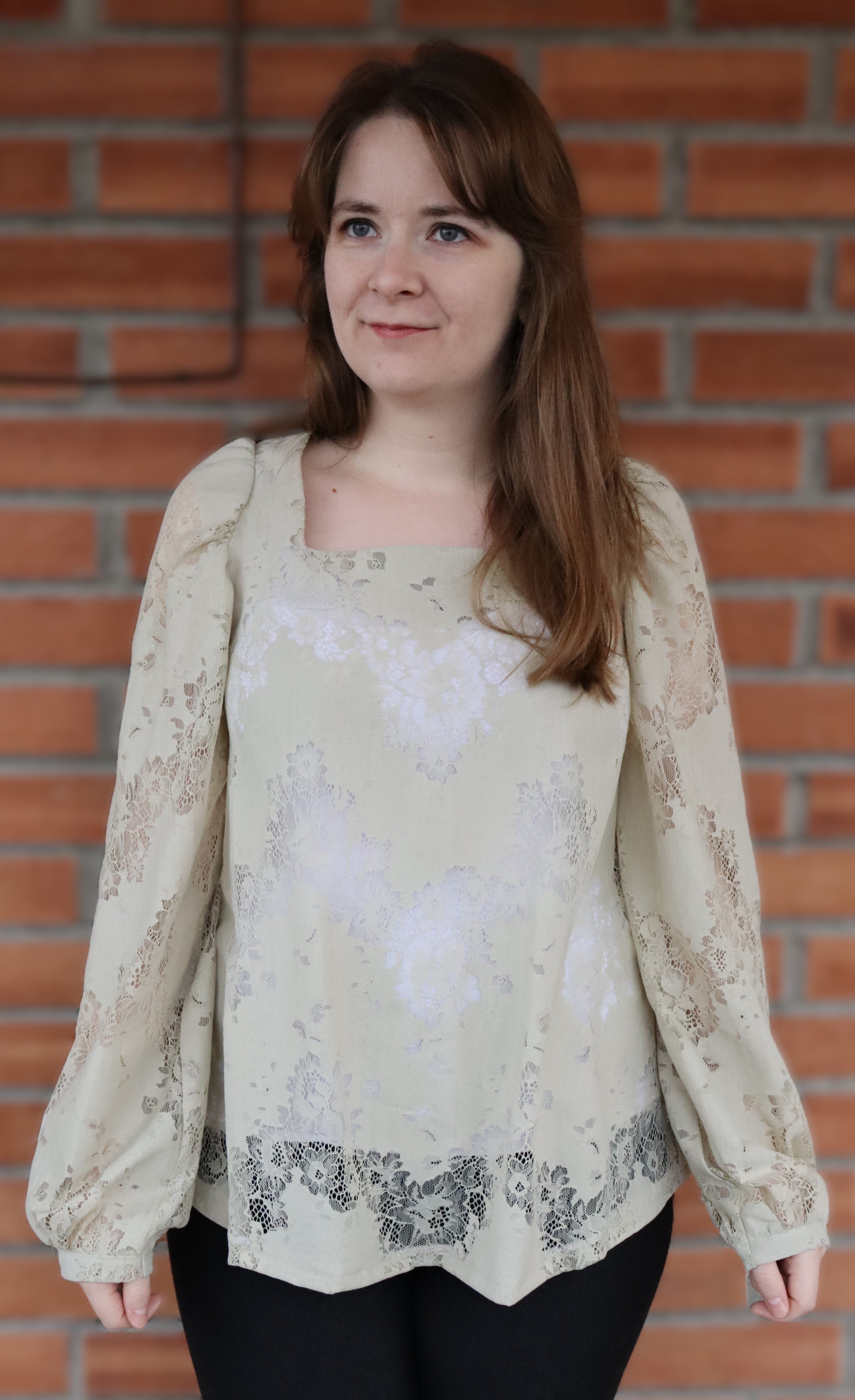 Lightweight cotton used for handmade Zara blouse