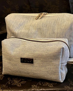 Treat yourself to a luxury handmade bag for travel and makeup needs. Easy sewing tutorial.