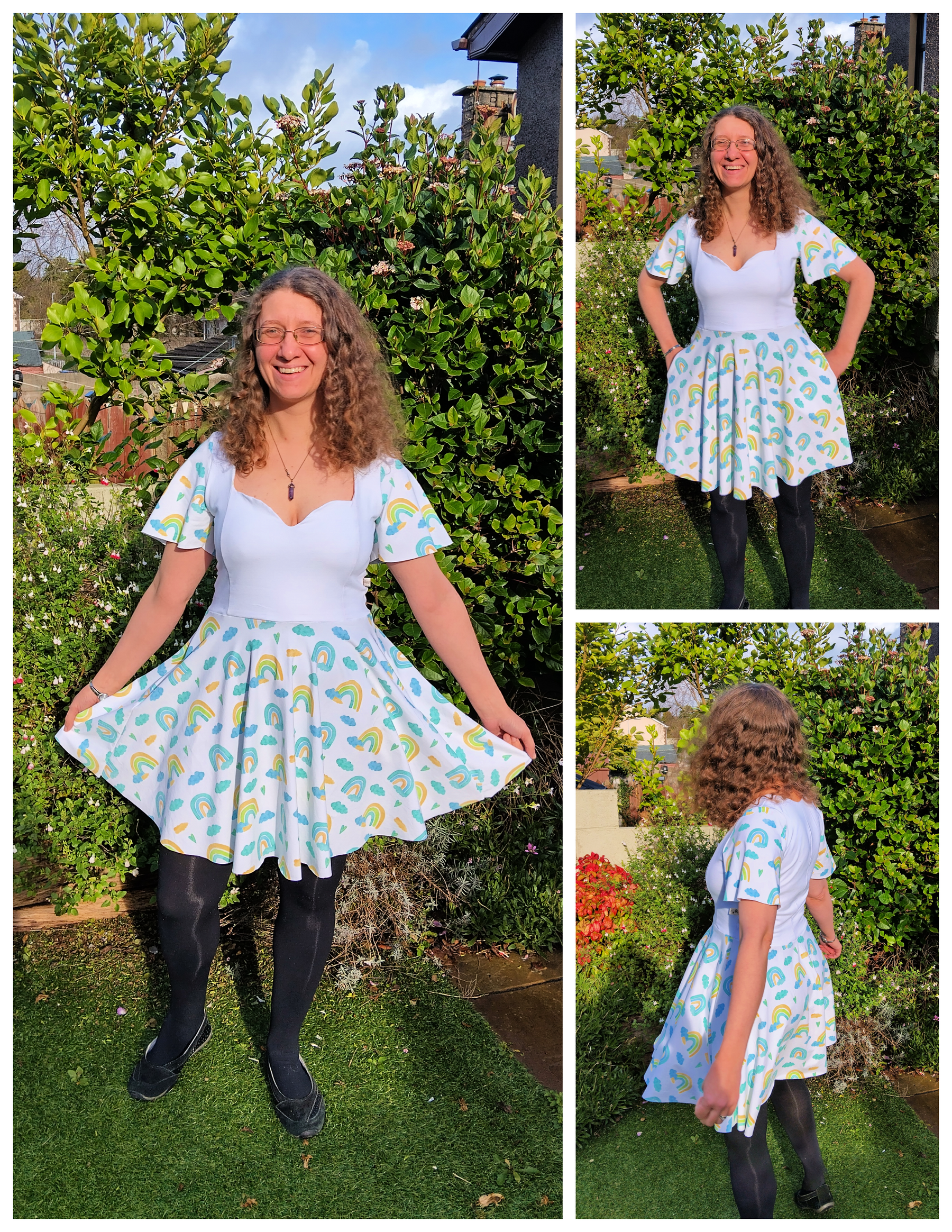 Peplum skirt top dress pattern