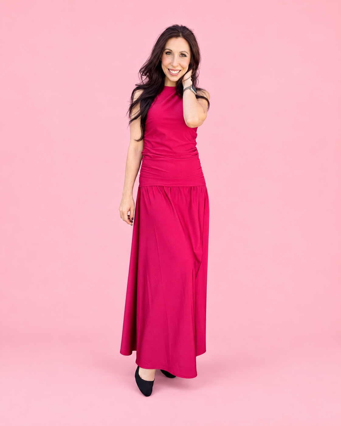 Delilah Drop Waist Dress Sewing Pattern