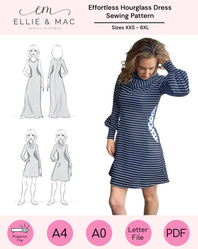 Effortless Hourglass Dress Pattern