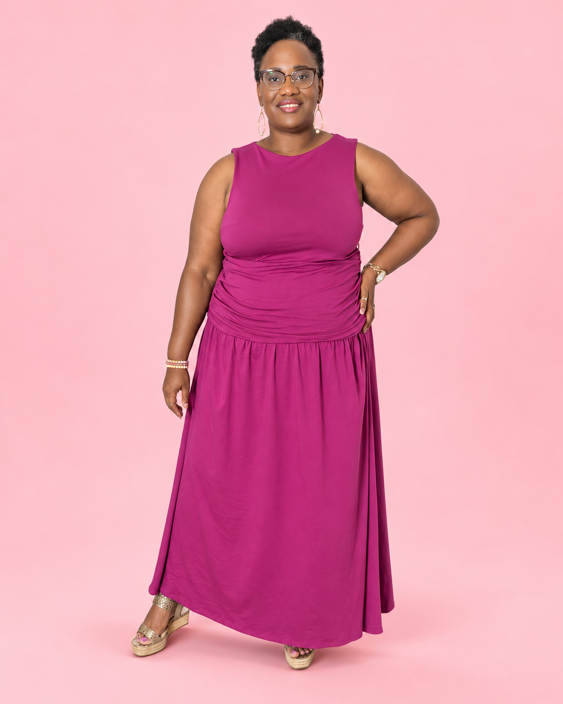 Delilah Drop Waist Dress Sewing Pattern