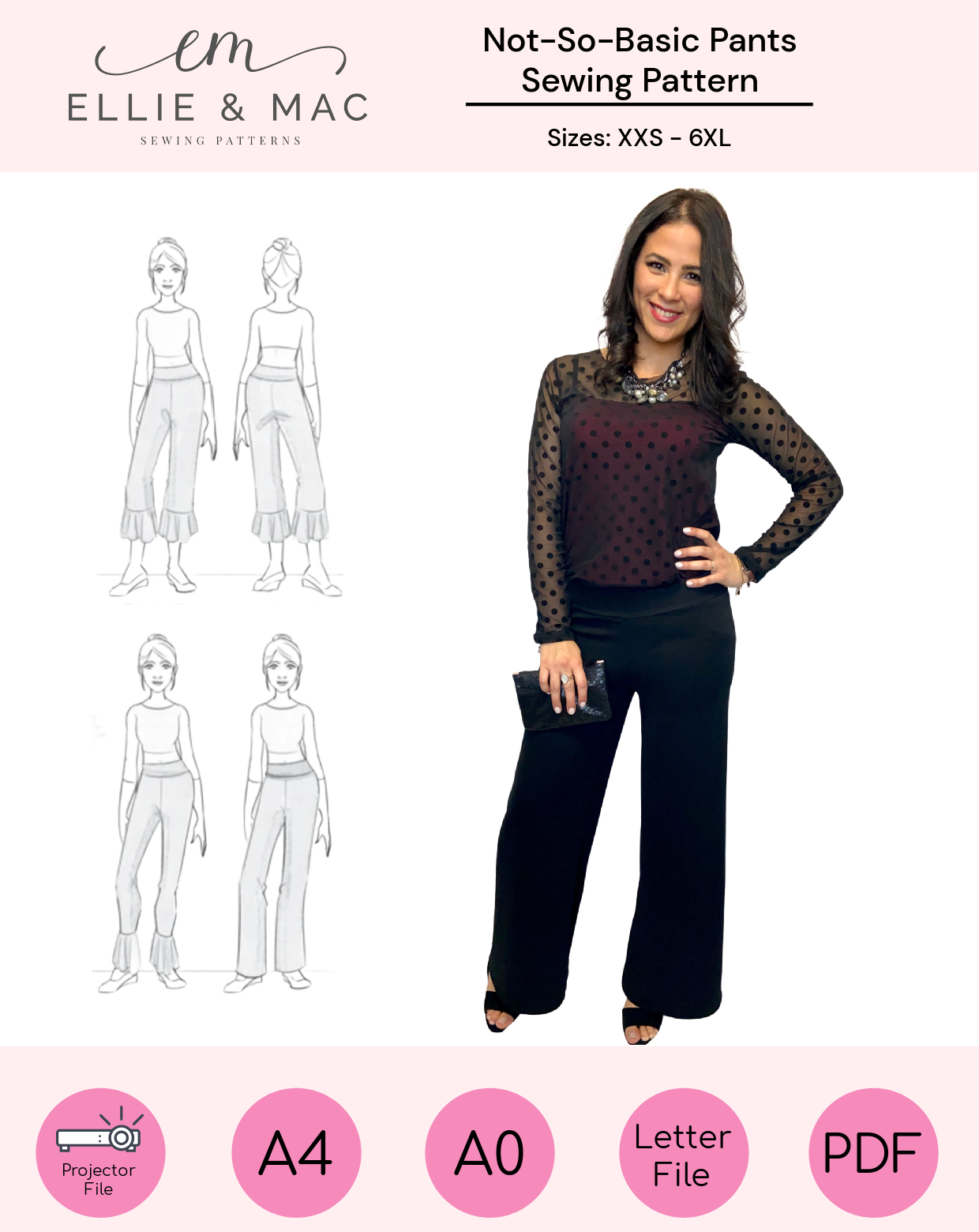 Not So Basic Pants Sewing Pattern