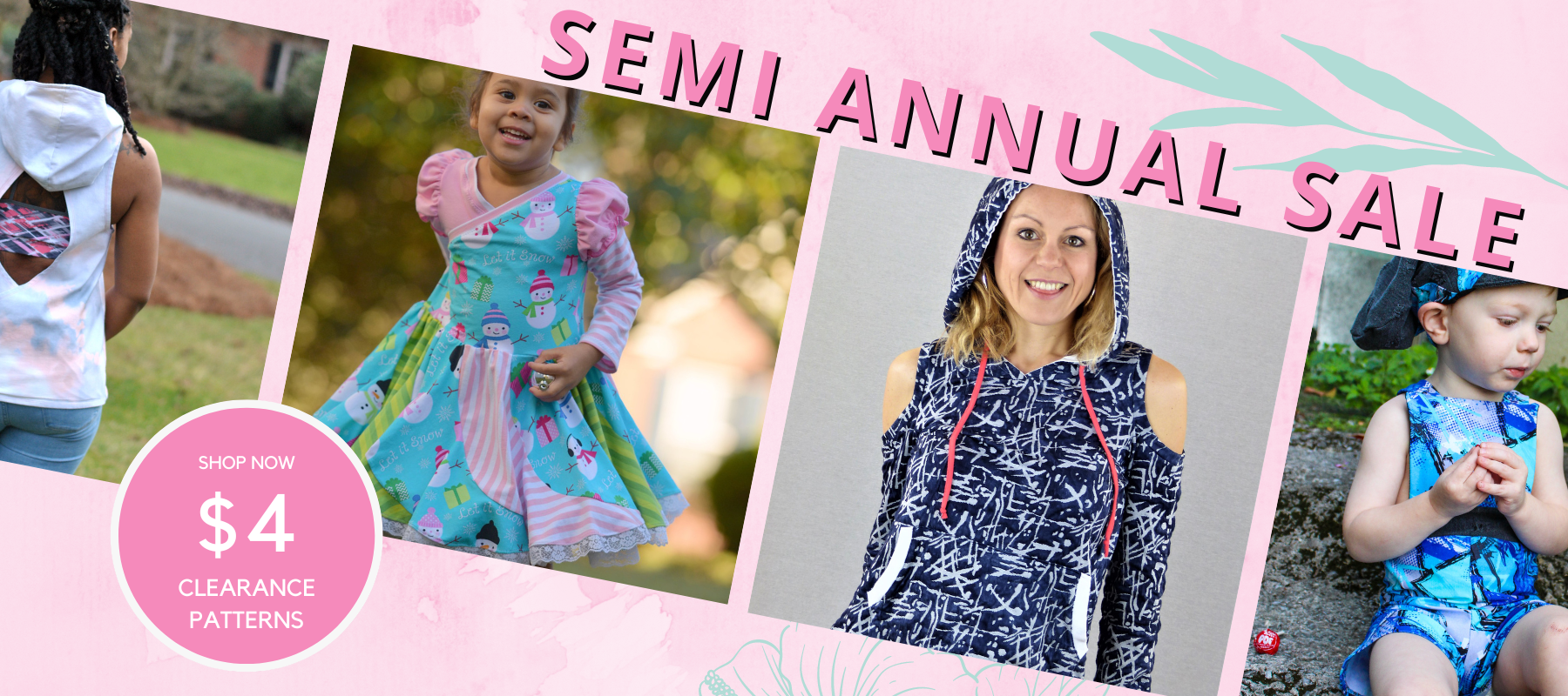 Semi Annual Sewing Pattern Sale by Ellie and Mac Sewing Patterns
