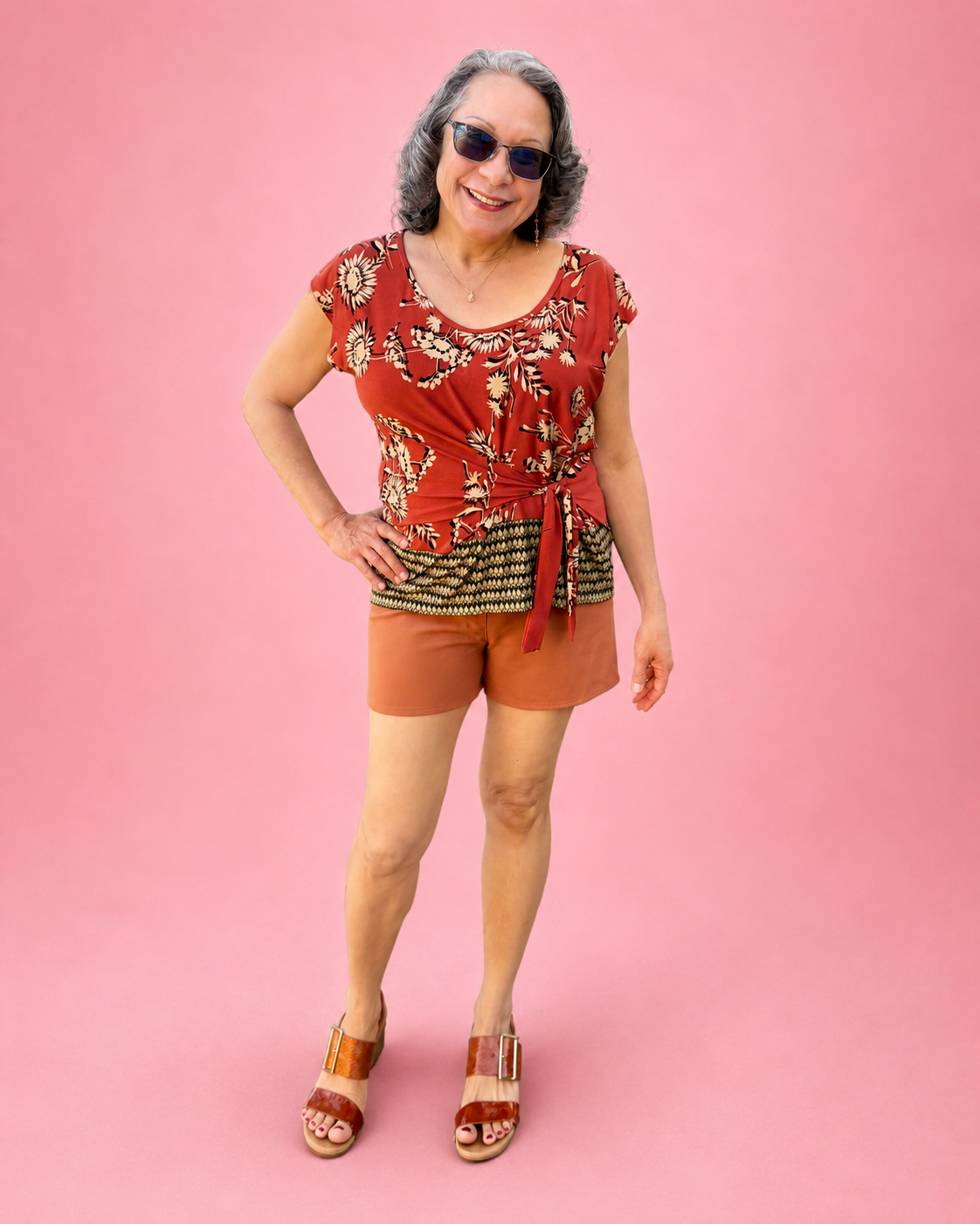 Jennifer Tie Front Dolman Top Sewing Pattern