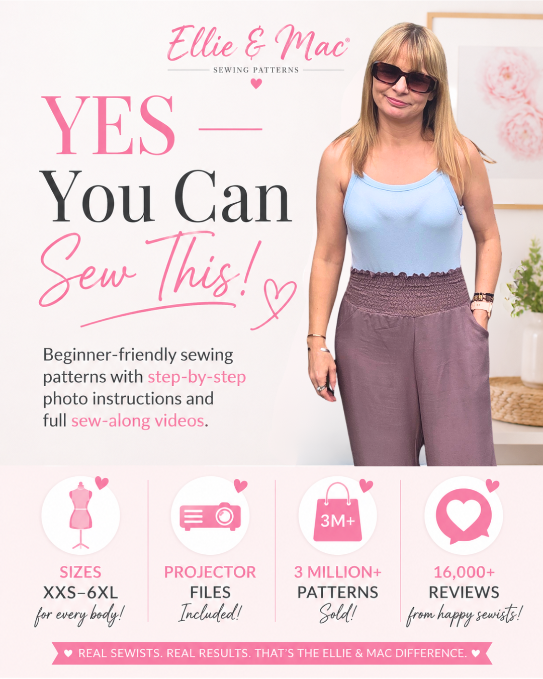 Paige Palazzo & Wide Leg Pants Sewing Pattern