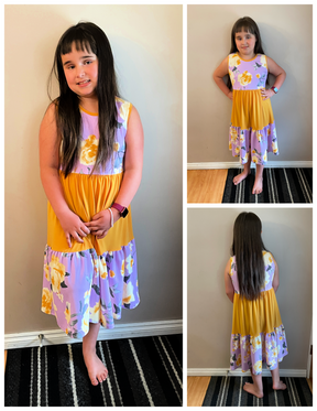 Kids Staycation Tiered Peplum & Dress Pattern