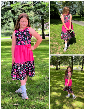 Kids Staycation Tiered Peplum & Dress Pattern