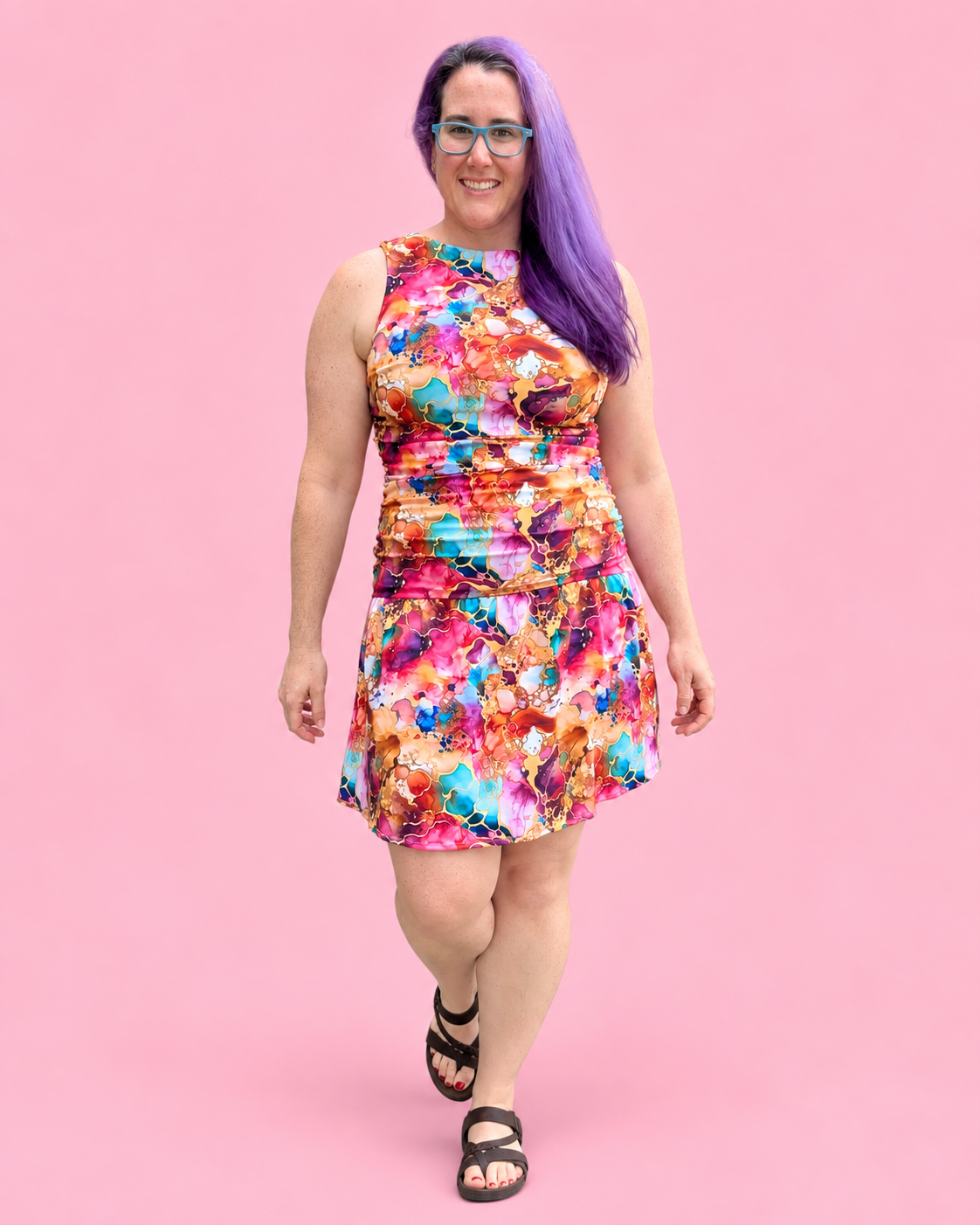 Delilah Drop Waist Dress Sewing Pattern
