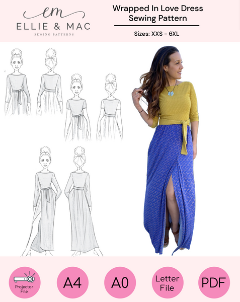 Wrapped In Love Dress Sewing Pattern