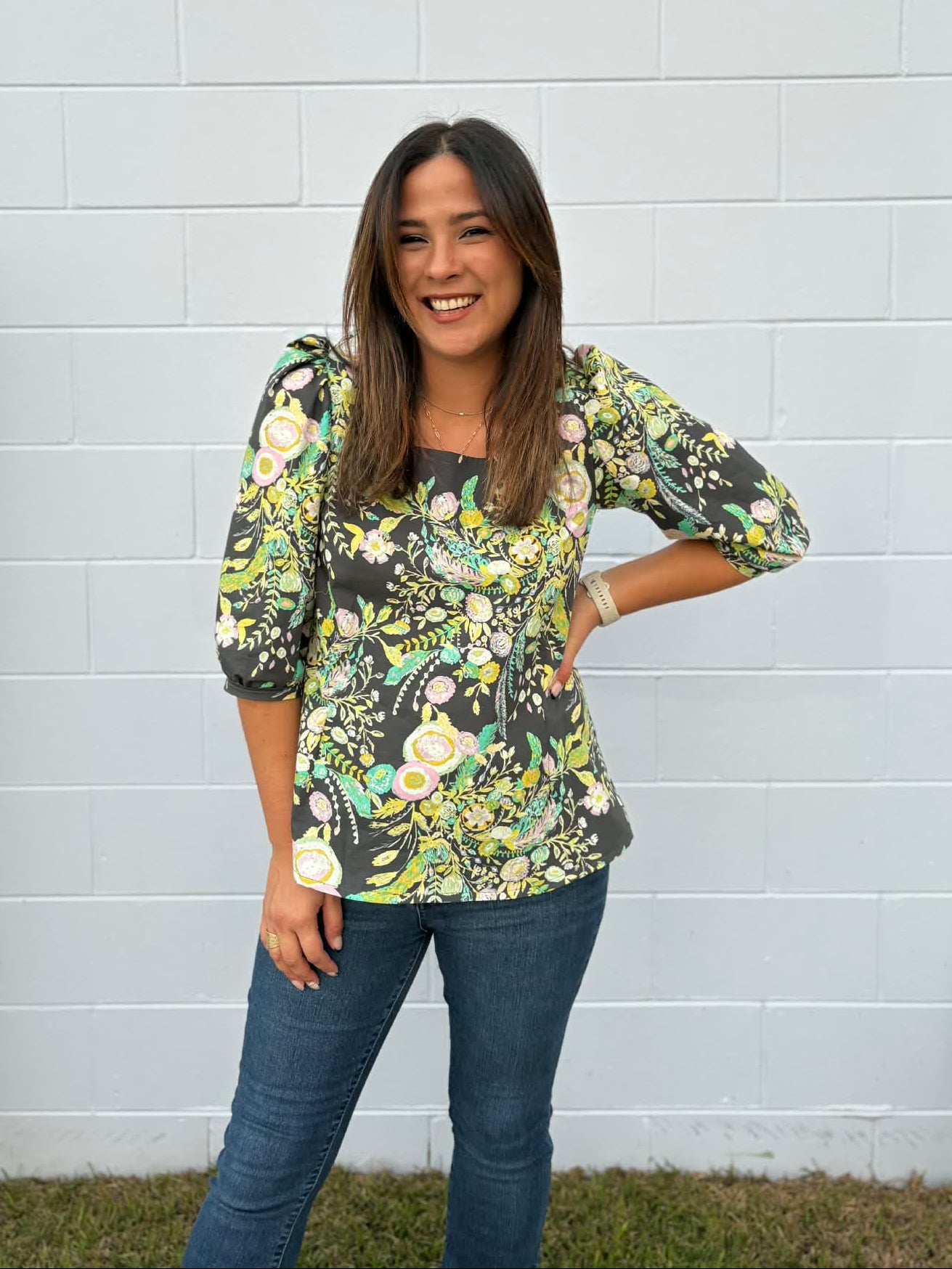 Zara Square Neck Blouse PDF sewing pattern for women