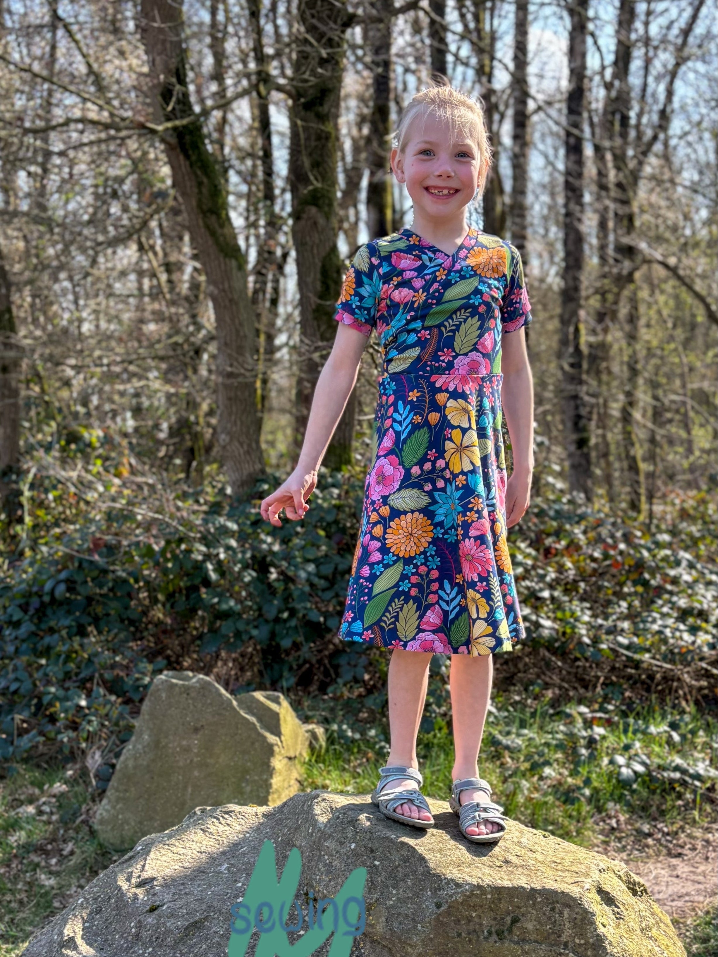 Kids Tres Belle Dress Pattern
