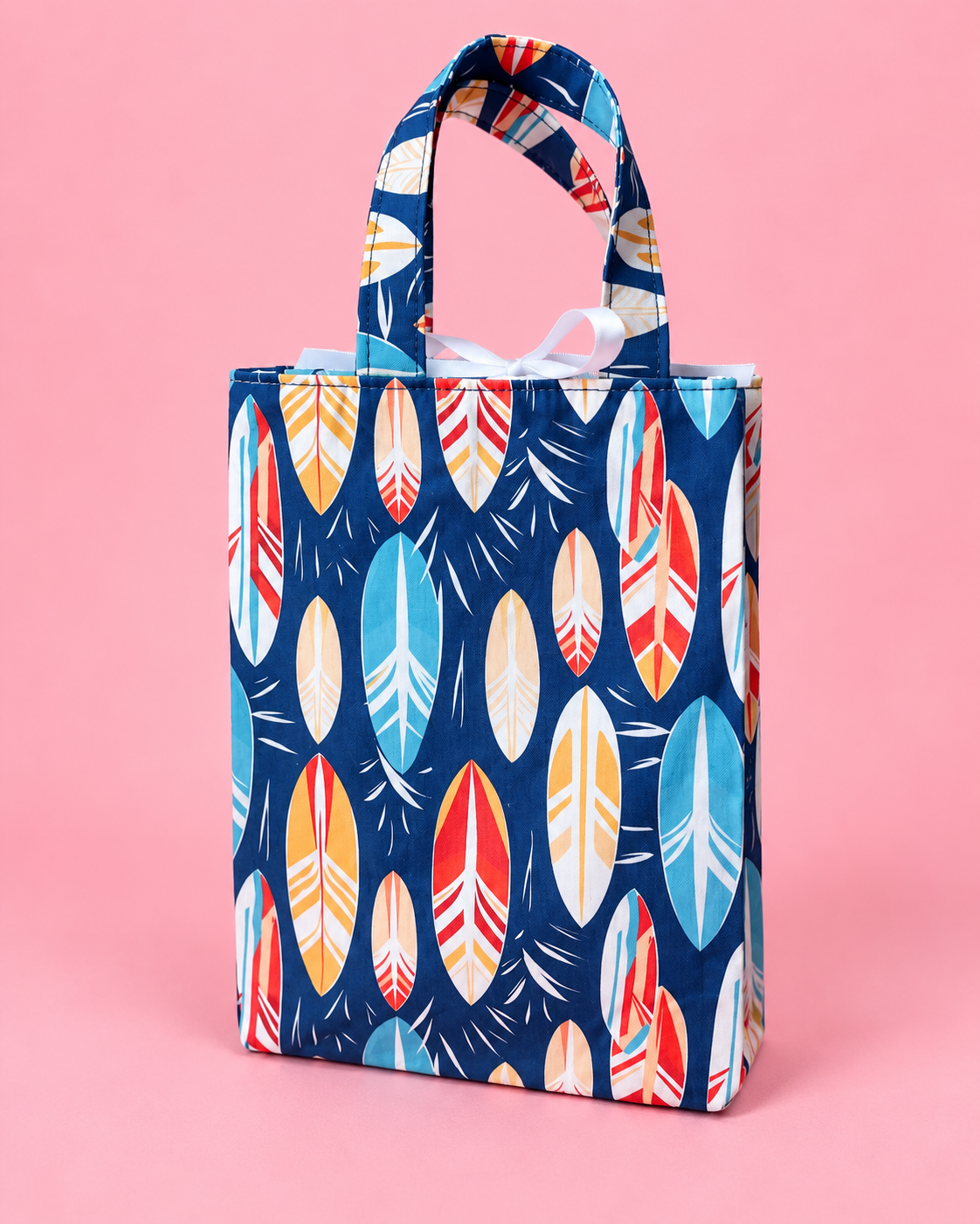 Assorted reusable fabric gift bags suitable for birthdays, holidays and special occasions