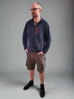 Mens Cargo Shorts PDF Sewing Pattern for beginners - Woven Pants Sewing Pattern - Dress Pants Sewing Pattern