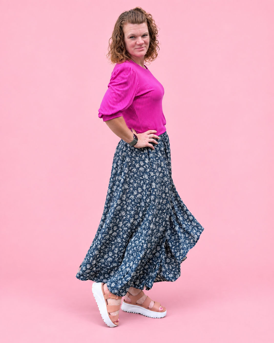 Mila skirt featuring an elastic waistband for comfortable everyday wear