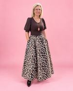 Mila paneled maxi skirt styled in a handmade outfit