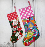 Free Holiday Stocking PDF Sewing Pattern by Ellie and Mac Sewing patterns