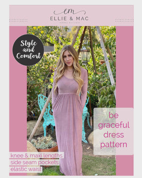 Adult Be Graceful Dress Pattern