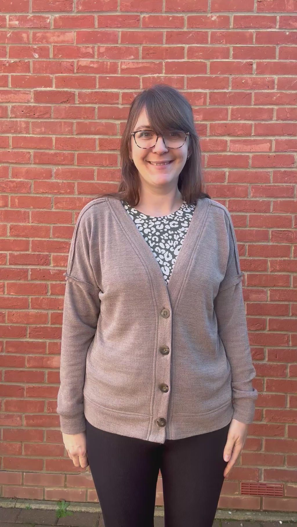 Brielle Boxy Cardigan Sewing Pattern by Ellie and Mac sewing patterns.
