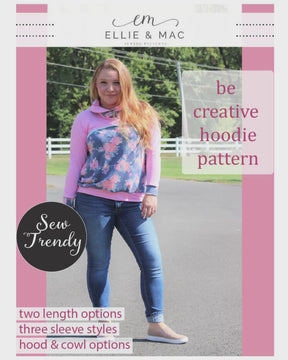 Be Creative Hoodie Pattern (adult)