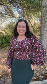 Bishop sleeve sewing pattern by Ellie and Mac Sewing Patterns