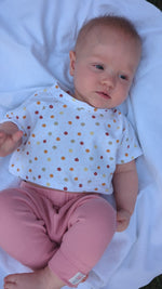 Baby in the Kayla Crop Top Sewing Pattern.